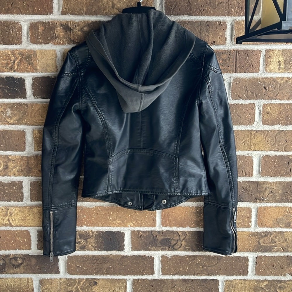 Free People Dawn Vegan Faux Leather Jacket - Picture 12 of 16